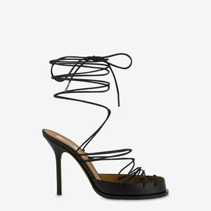 BNIB Moschino Black Strappy Heels